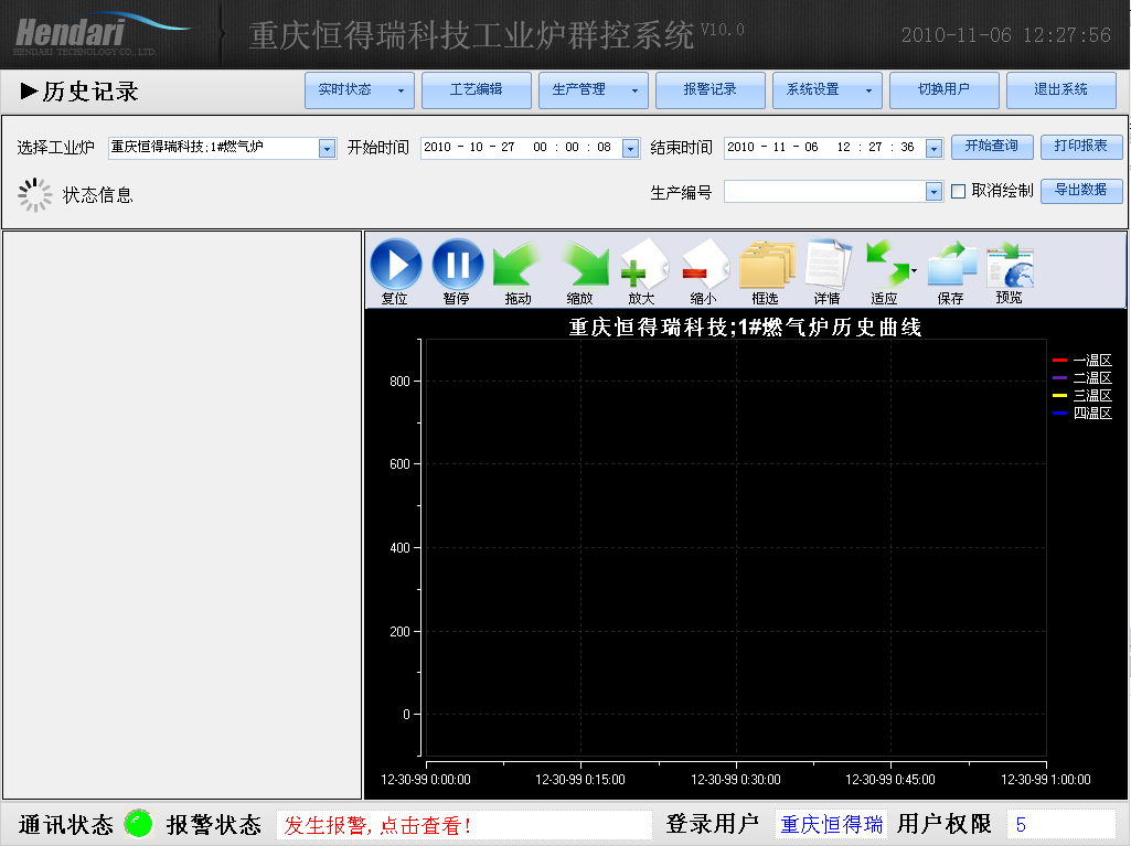 車間DCS/工業(yè)爐、電爐群控系統(tǒng) 報(bào)警提示