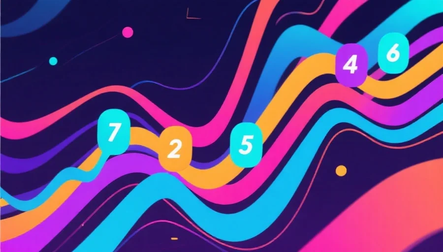 数字连线趋势图